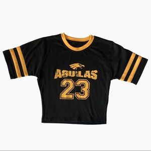 Aguilas crop top Jersey tee